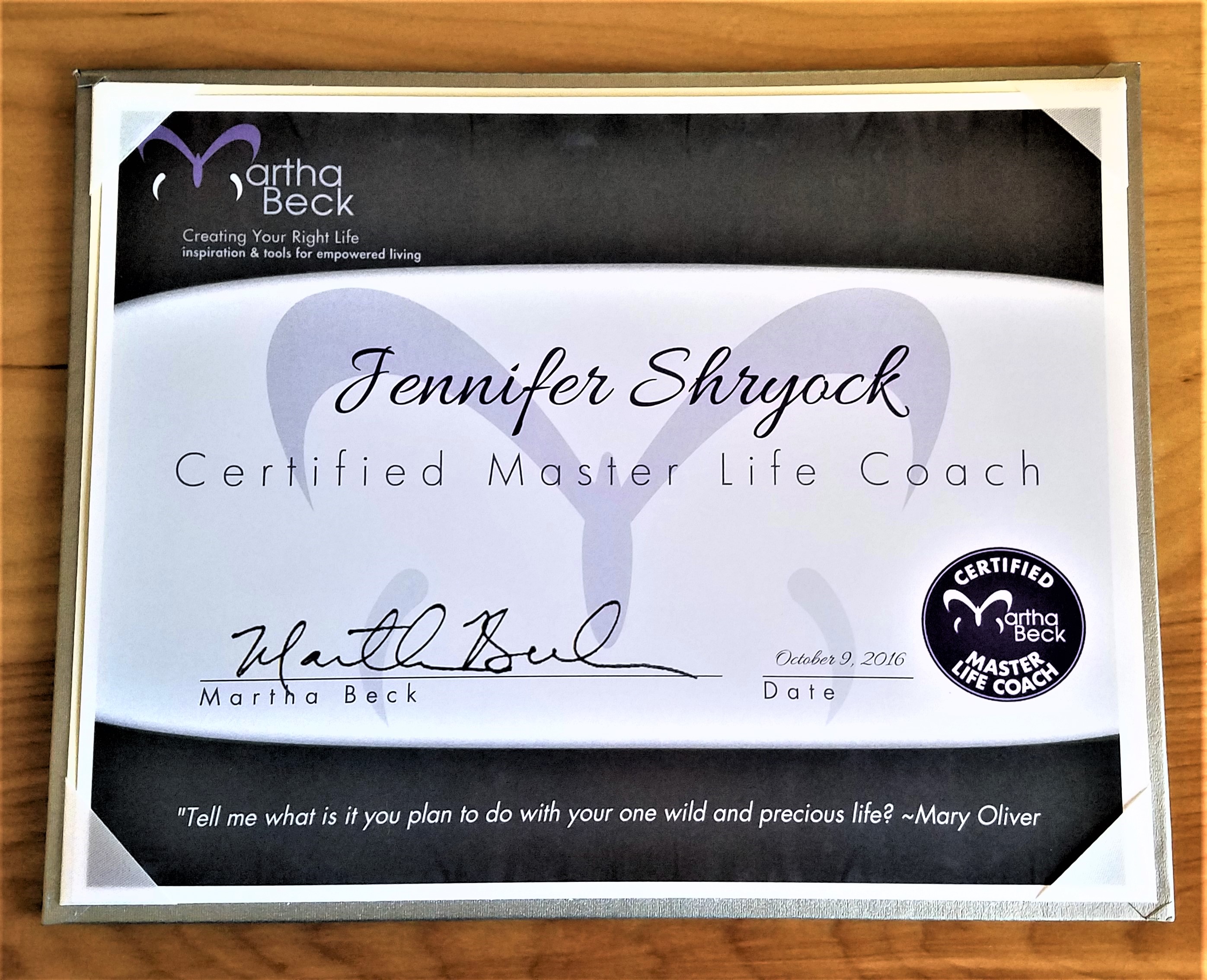 Celebrate with me? Master Coach Certification!